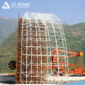 High Volume Space Frame Cement Plant Steel Structure Bulk Coal Storage Shed Bin